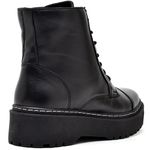 Bota Blogueira D'Flora Preto/Branco 21100