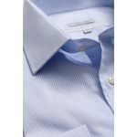 Camisa Social Slim fit Branco quadriculado azul