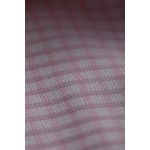 Camisa Manga Longa Regular Quadriculado Branco/Rosa 