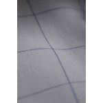 Camisa Manga Longa Slim fit Quadriculado Branco/Azul 