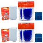 Kit com 24 Cartelas de Pilha A312 e Acessórios