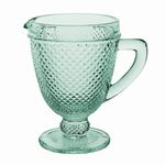 Jarra Vidro Bico De Jaca 1 Litro Turquesa Bon Gourmet