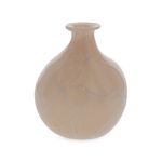 Vaso Em Vidro Bege Mart 16,5cm