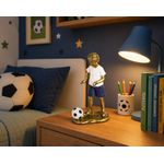 Escultura Futebol Menino com Bola 16cm Espressione