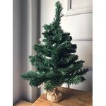 Mini Pinheiro Verde Base Juta 60cm 