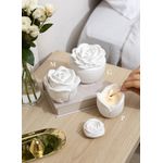 Vela Perfumada Decorativa Flor Chá Branco Greenswet G