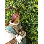Anjo em Pé Azul com Coroa 36cm 