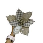 Flor Natalina Poisentia Nude com Xadrez 
