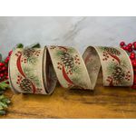 Fita Aramada Natalina Galhos e Pinha 9,14m Cromus Natal