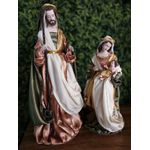 Sagrada Família 2 Peças Verde e Dourado 48cm
