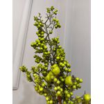 Galho Grande De Natal Berry Frutinhas Verde 60cm Tok da Casa
