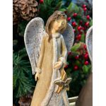Enfeite de Natal Anjos 2 unidades Luxo Decorativo Natal