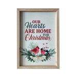 Quadro Decorativo Natal MDF Christmas 34x24cm