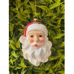 Enfeite Pendurar Rosto Papai Noel Natal 12cm Cromus