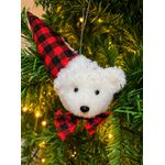 Penduricalho Urso Polar Enfeite De Natal Decoração Natalina