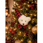 Penduricalho Urso Polar Enfeite De Natal Decoração Natalina