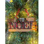 Placa Decorativa Natal Árvore Guirlanda Noel Pinha