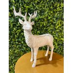 Rena Em Pé Em Resina Esculpida Tok Da Casa Decoração Natal 38cm