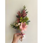 Galho Berry Rosa E Verde Decoração Árvore Guirlanda
