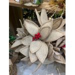 Flor Natalina Flor De Natal Rustica Com Berry Vermelho