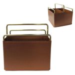 Porta Controle em Couro Ecológico Terracota 15cm Espressione