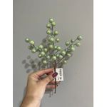 Galho Natalino Berry Perola Verde Decoração Árvore Guirlanda