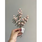 Galho Natalino Berry Rosa Perola Decoração Árvore Guirlanda