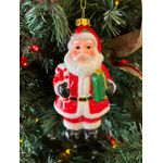 Enfeite De Pendurar Natal Papai Noel com Presente