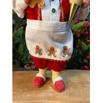 Papai Noel Colecionável Resina Confeiteiro 27,5cm