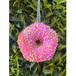 Enfeite P/ Pendurar Donuts Rosa Enfeite P/ Arvore De Natal