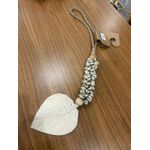 Colar De Mesa Decorativo Corda e Conchas 65cm