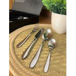 Faqueiro Premium Aço Inox 24 Peças Toulouse Prata