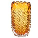 Vaso Decorativo Vidro Tipo Murano Ambar G 19cm