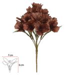 Buque de Flores Astromelia Cetim x15 Marrom Outono 34cm
