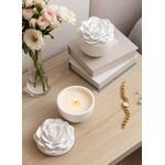 Vela Perfumada Decorativa Flor Vanilla Greenswet G