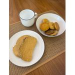Jogo Para Café Da Manhã Dama Branco & Preto 3Pçs