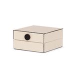 Caixa Decorativa em MDF Botton Off White 16cm Mart
