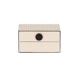 Caixa Decorativa em MDF Botton Off White 16cm Mart