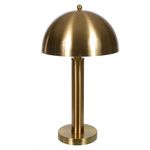 Abajur Em Metal Dourado Decoração Moderno Bivolt 52cm