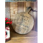  Tábua Queijo Grand Vin Decorativa De Madeira Cozinha