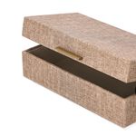 Caixa em MDF com Revestimento em PU 9x34x17cm Mart