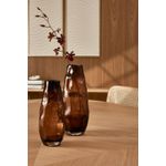 Vaso Roma em Vidro Marrom 25,5cm
