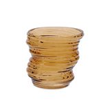 Vaso Florença em Vidro Amber 26cm