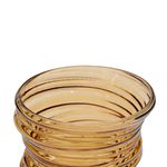 Vaso Florença em Vidro Amber 26cm