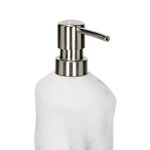 Kit Lavabo Em Poliresina Marmorizado 2 Peças Branco Mart