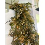 Folhagem Pendente Samambaia Artificial Marrom Outono Flor