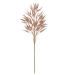 Folhagem Seca Com Flocked 80cm Ocre