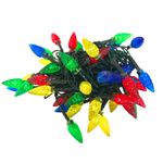 Cordão De Luzes Coloridas 20 Metros 200 Leds Luz Fixa Natal