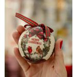 Caixa Bolas De Natal Presenteável Luxo Diversos 8cm C/14 Un