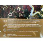 Cortina Decorativa 9 Estrelas 816 Led C Função Branco Quente